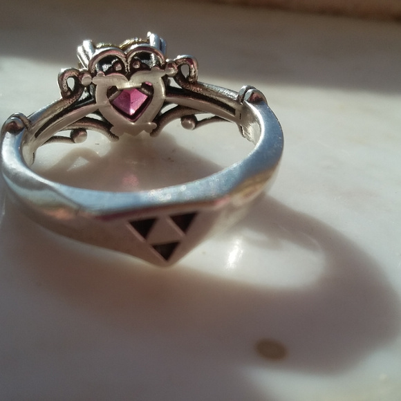 Rustic twilight heart ring - Picture 7 of 8